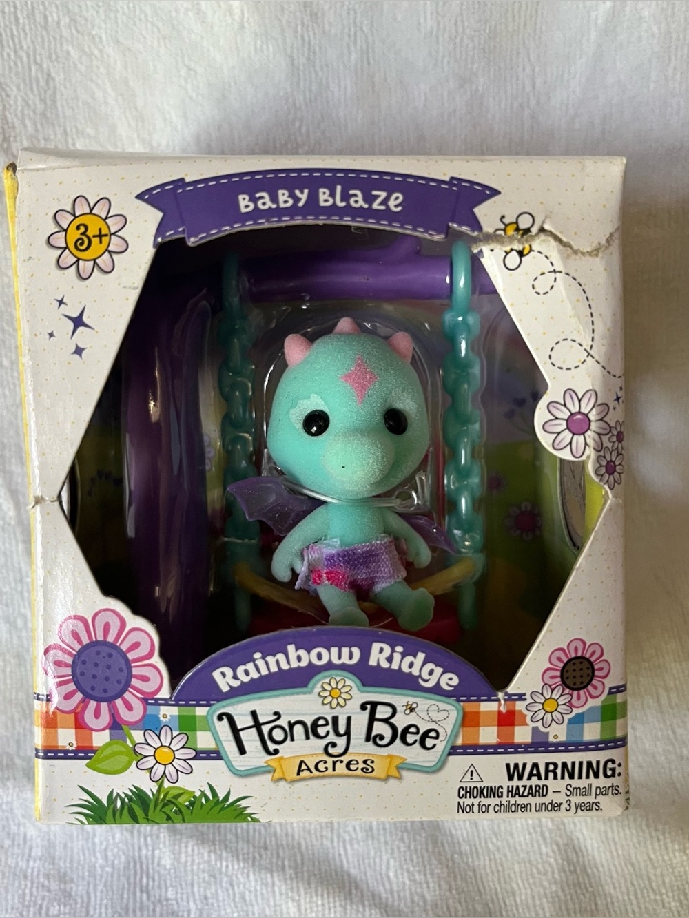 Honey Bee Acres Rainbow Ridge BABY Blaze Dragon & Swing Accessory Mini Set